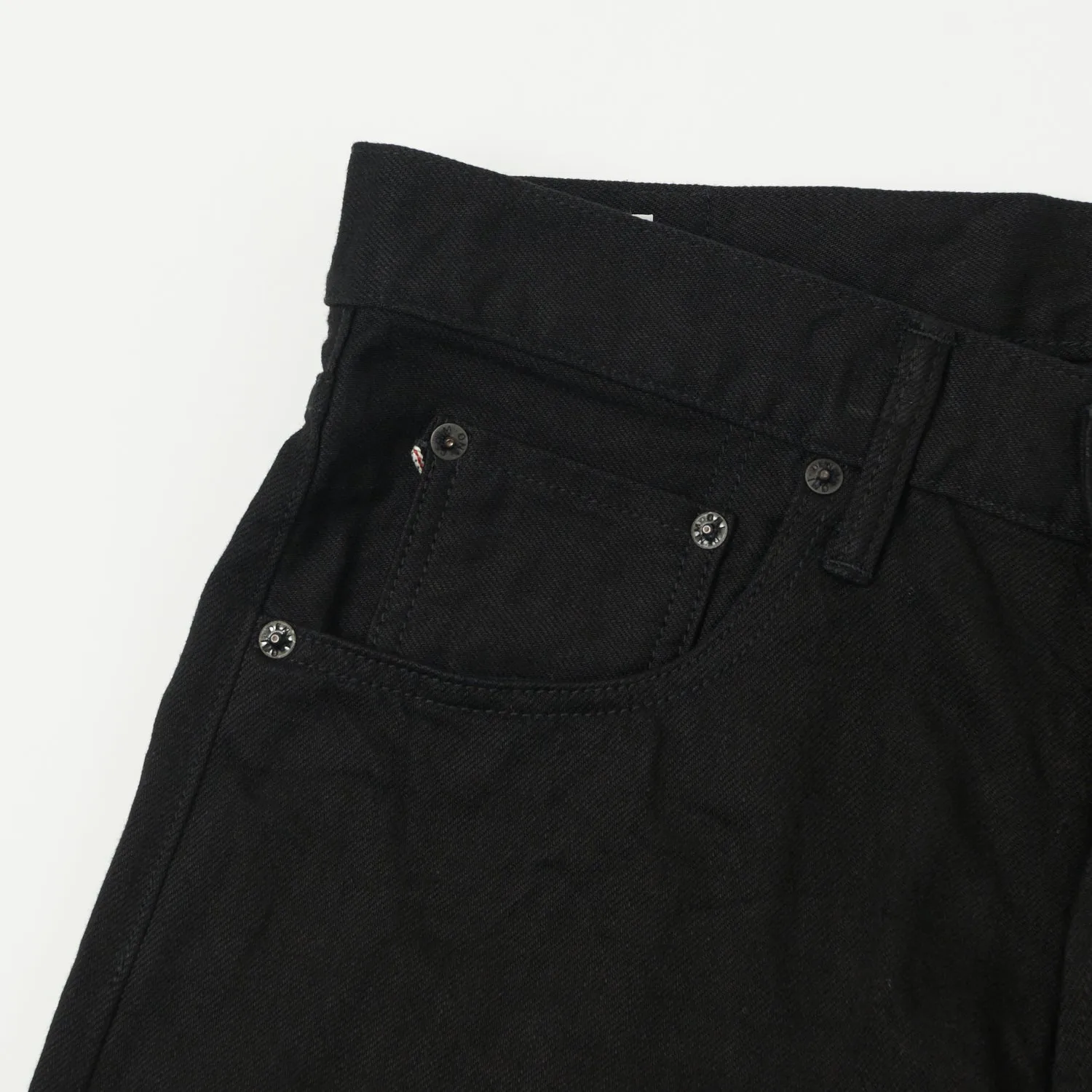 ONI Denim 566-13BK 13oz Straight Jean - Black One Wash sold by Son of a Stag product image thumbnail 4