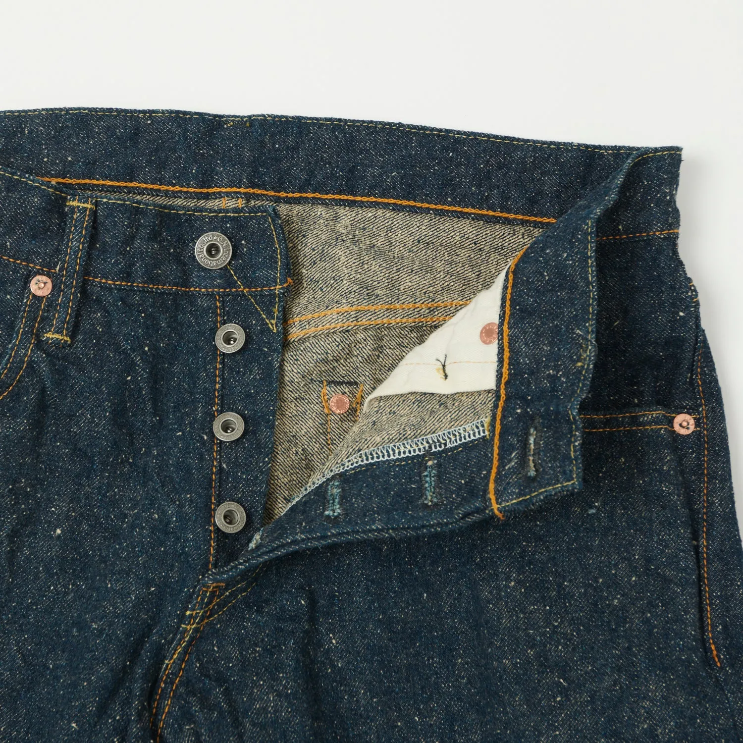 ONI Denim 622-CCD 'Crushed Concrete Denim' 15oz Regular Tapered Jean - One Wash sold by Son of a Stag product image thumbnail 5