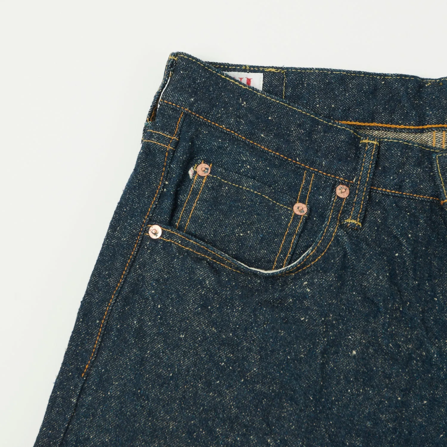 ONI Denim 622-CCD 'Crushed Concrete Denim' 15oz Regular Tapered Jean - One Wash sold by Son of a Stag product image thumbnail 4