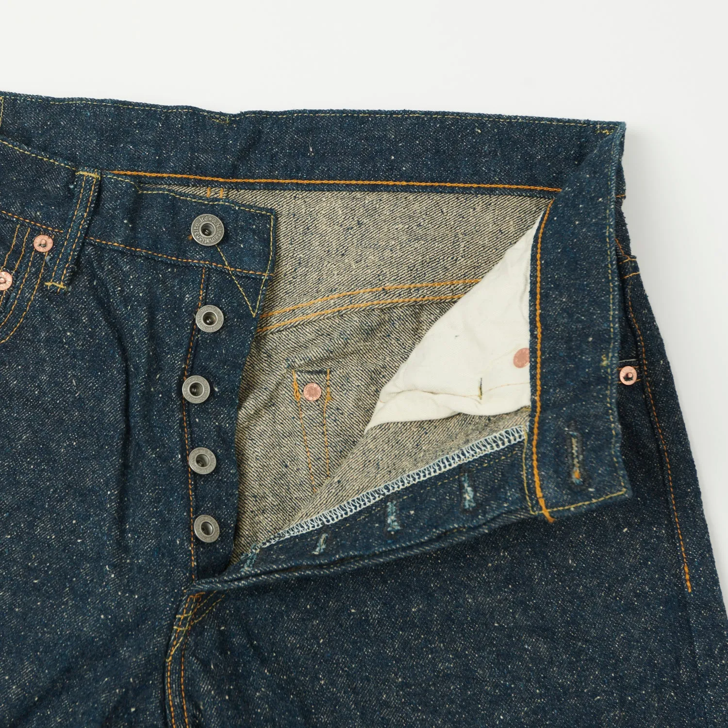 ONI Denim 266-CCD 'Crushed Concrete Denim' 15oz Regular Straight Jean - One Wash sold by Son of a Stag product image thumbnail 5