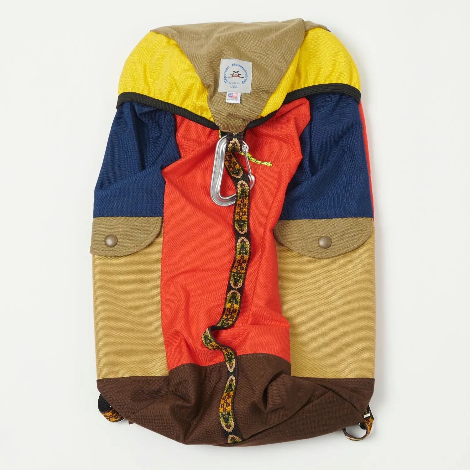 Epperson Mountaineering Medium Climb Pack Bag - Khaki/Mandarin sold by Son of a Stag