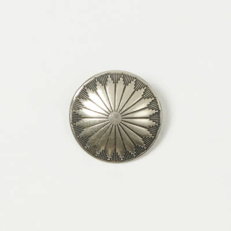 Yuketen 1 1/4" Concho Pin C - Nickel Silver sold by Son of a Stag