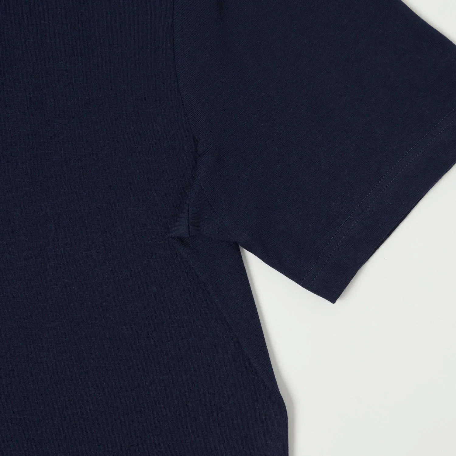 Merz b. Schwanen 1940s Relaxed Lightweight T-Shirt - Ink Blue sold by Son of a Stag product image thumbnail 3