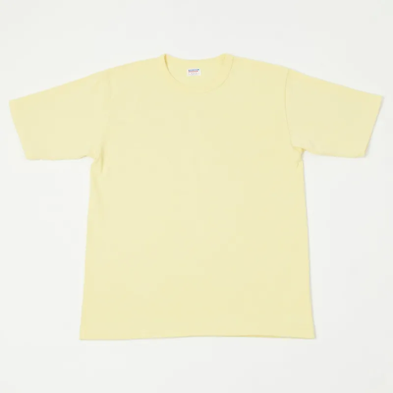 Dubbleworks Heavy Fabric Tee - Pale Yellow sold by Son of a Stag