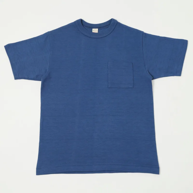 Warehouse & Co 4601 Pocket T-Shirt - Faded Blue sold by Son of a Stag