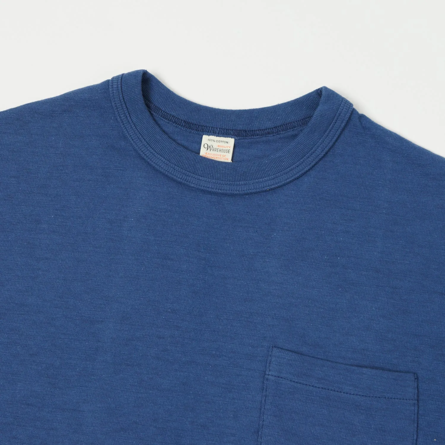 Warehouse & Co 4601 Pocket T-Shirt - Faded Blue sold by Son of a Stag product image thumbnail 2