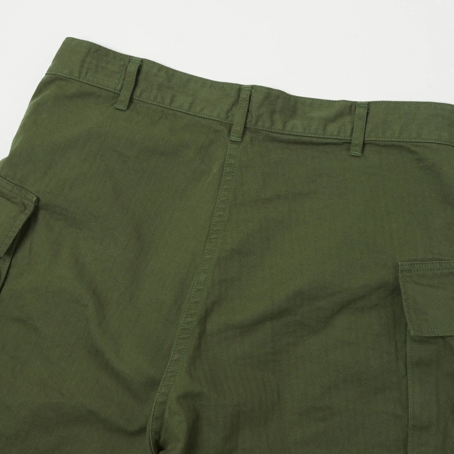 orSlow U.S. Army Two Pocket Cargo Short - Olive Green sold by Son of a Stag product image thumbnail 4