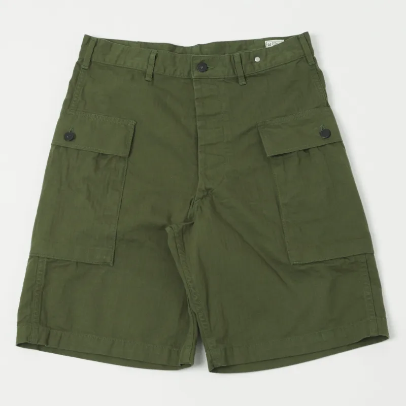 orSlow U.S. Army Two Pocket Cargo Short - Olive Green made by orSlow