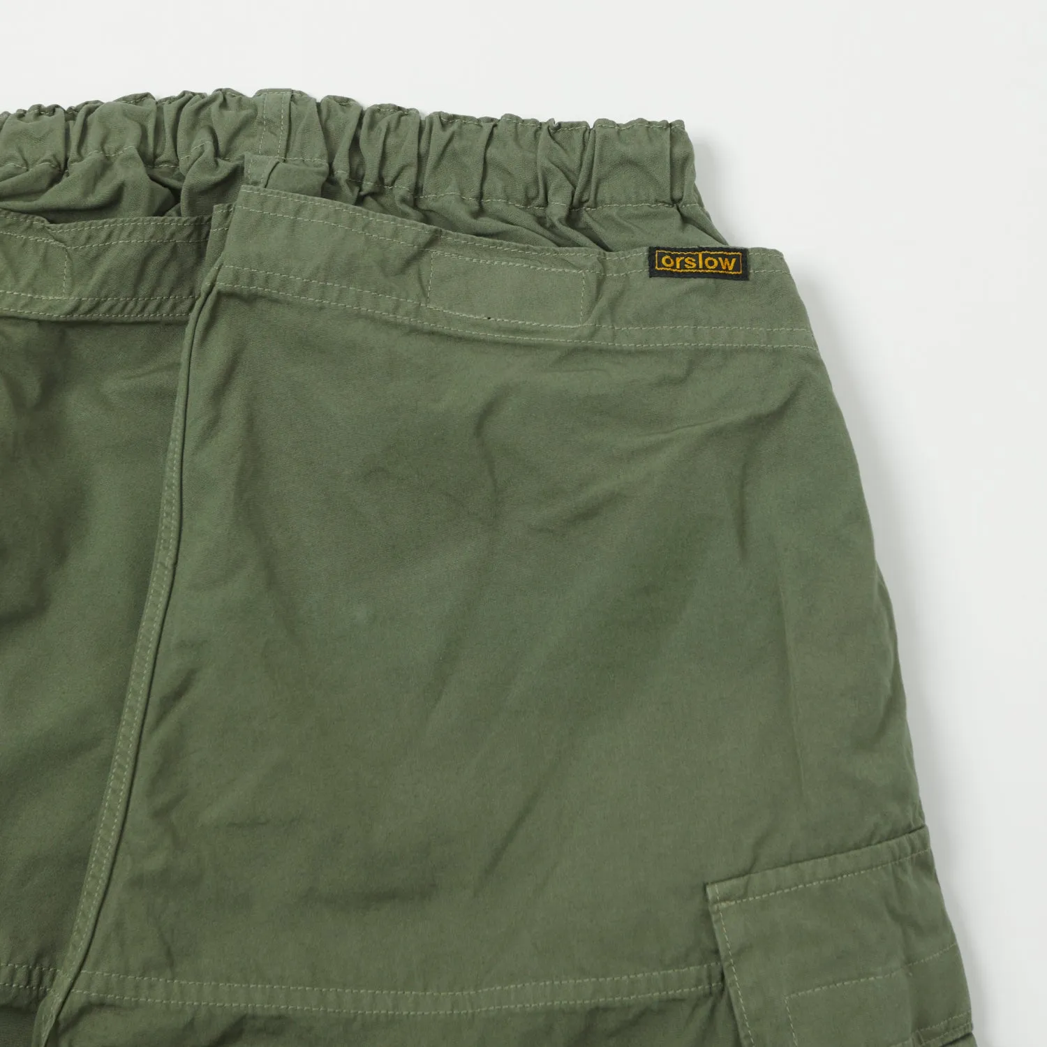orSlow Easy Cargo Pant - Army Green sold by Son of a Stag product image thumbnail 2