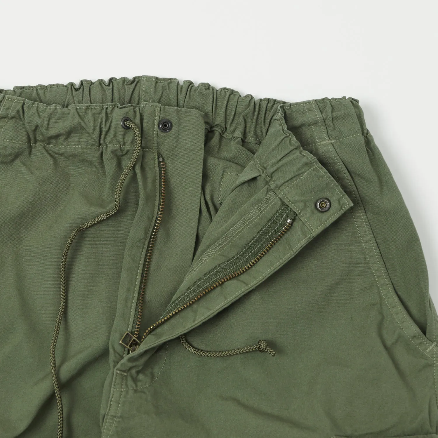 orSlow Easy Cargo Pant - Army Green sold by Son of a Stag product image thumbnail 5