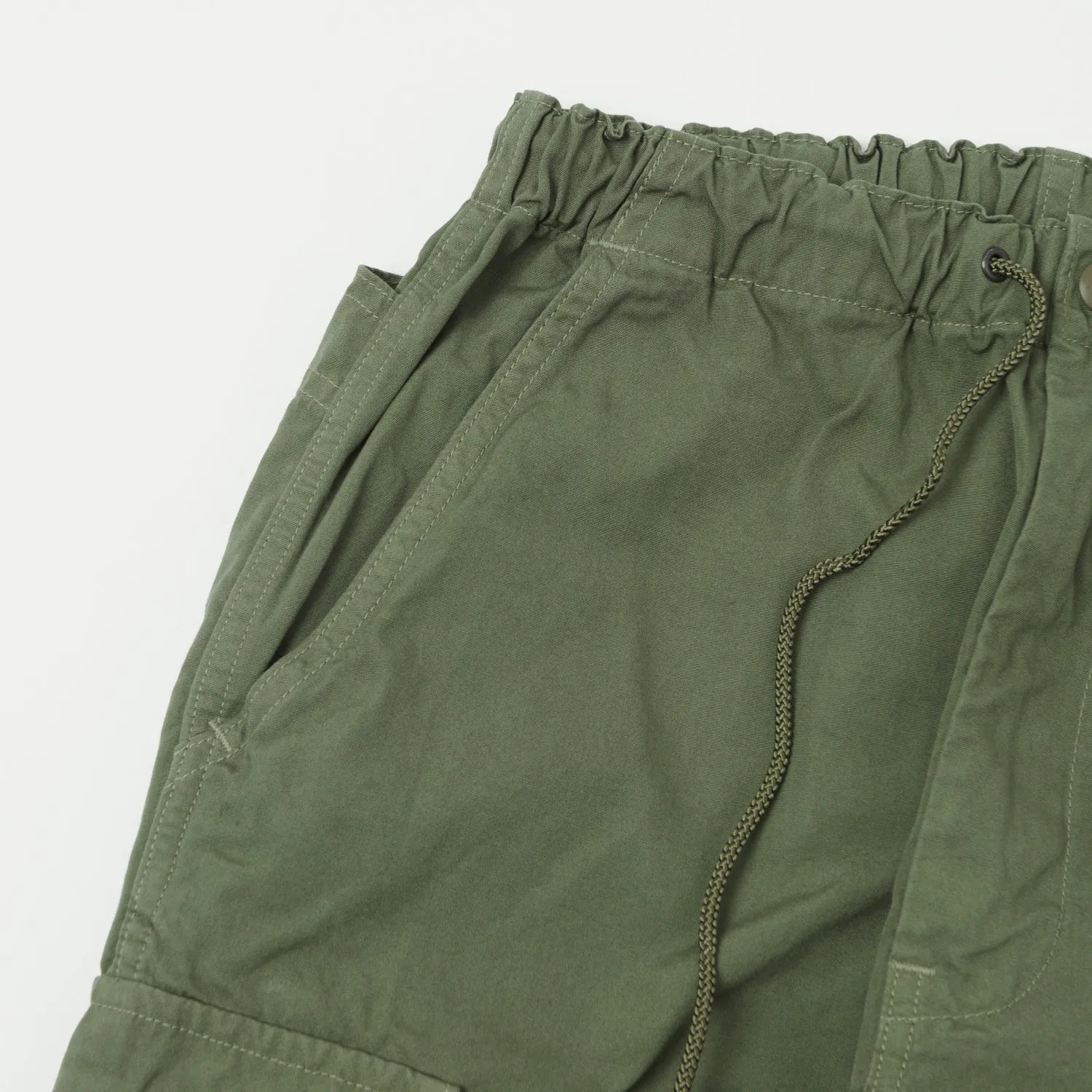 orSlow Easy Cargo Pant - Army Green sold by Son of a Stag product image thumbnail 4