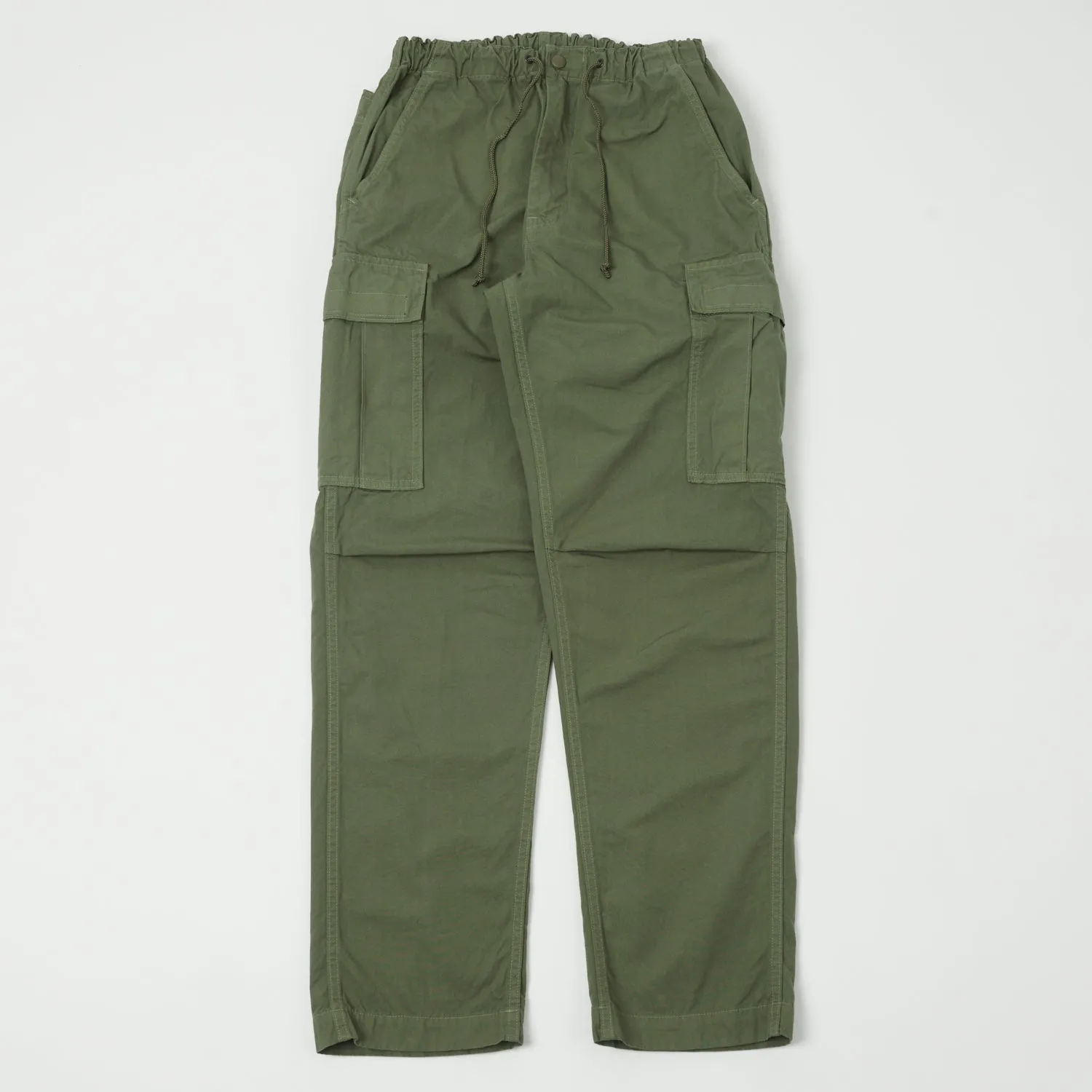 orSlow Easy Cargo Pant - Army Green sold by Son of a Stag