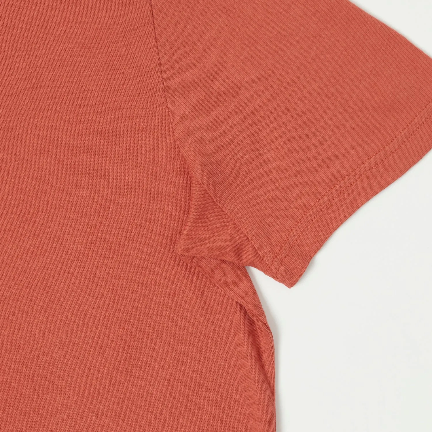 Merz b. Schwanen 'Good Basics' Vintage Wash T-Shirt - Newman Red sold by Son of a Stag product image thumbnail 3