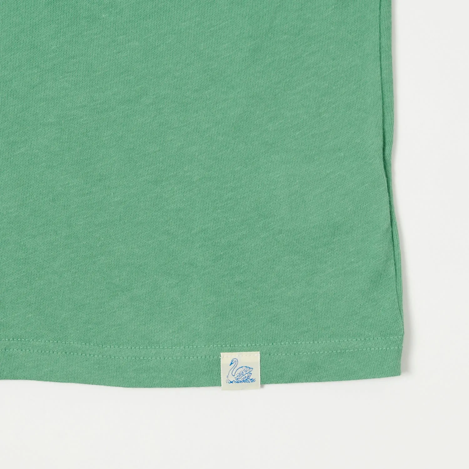 Merz b. Schwanen 'Good Basics' Vintage Wash T-Shirt - Grass sold by Son of a Stag product image thumbnail 3