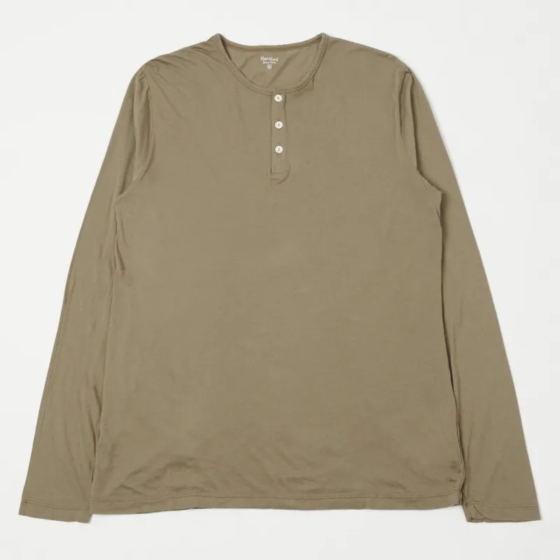 Hartford Lightweight Jersey Henley - Safari sold by Son of a Stag
