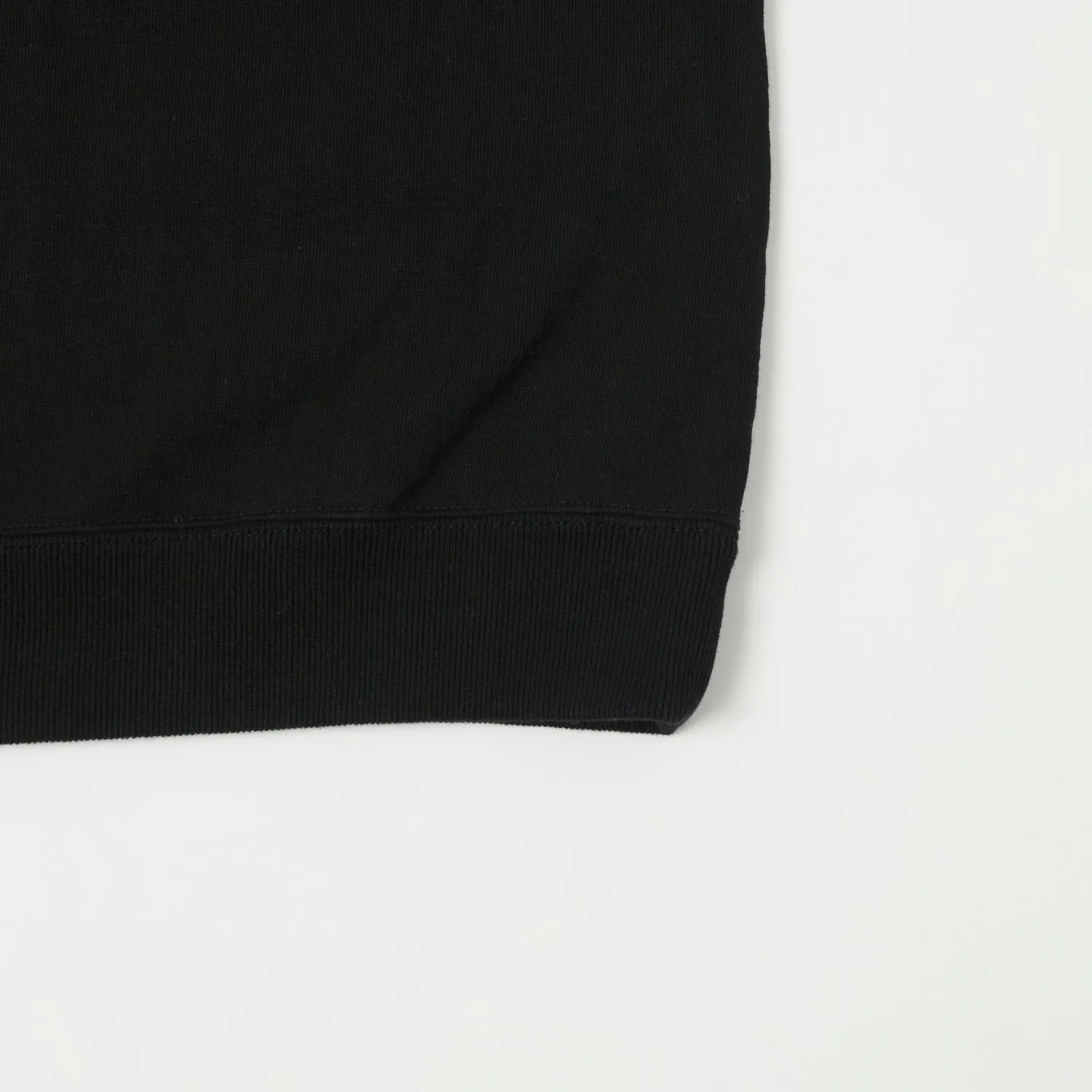Jackman Dotsume Rib T-Shirt - Black sold by Son of a Stag product image thumbnail 3