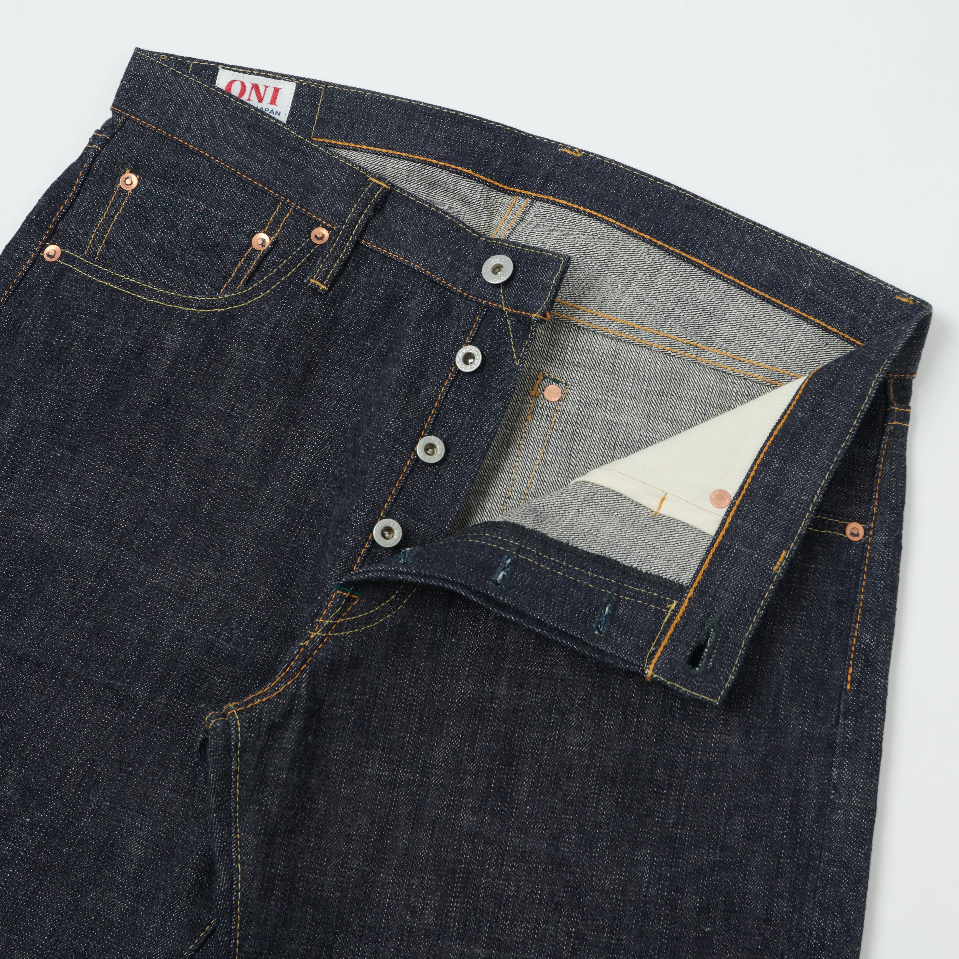 ONI Denim 562 14oz Slim Straight Jean - Raw sold by Son of a Stag product image thumbnail 5