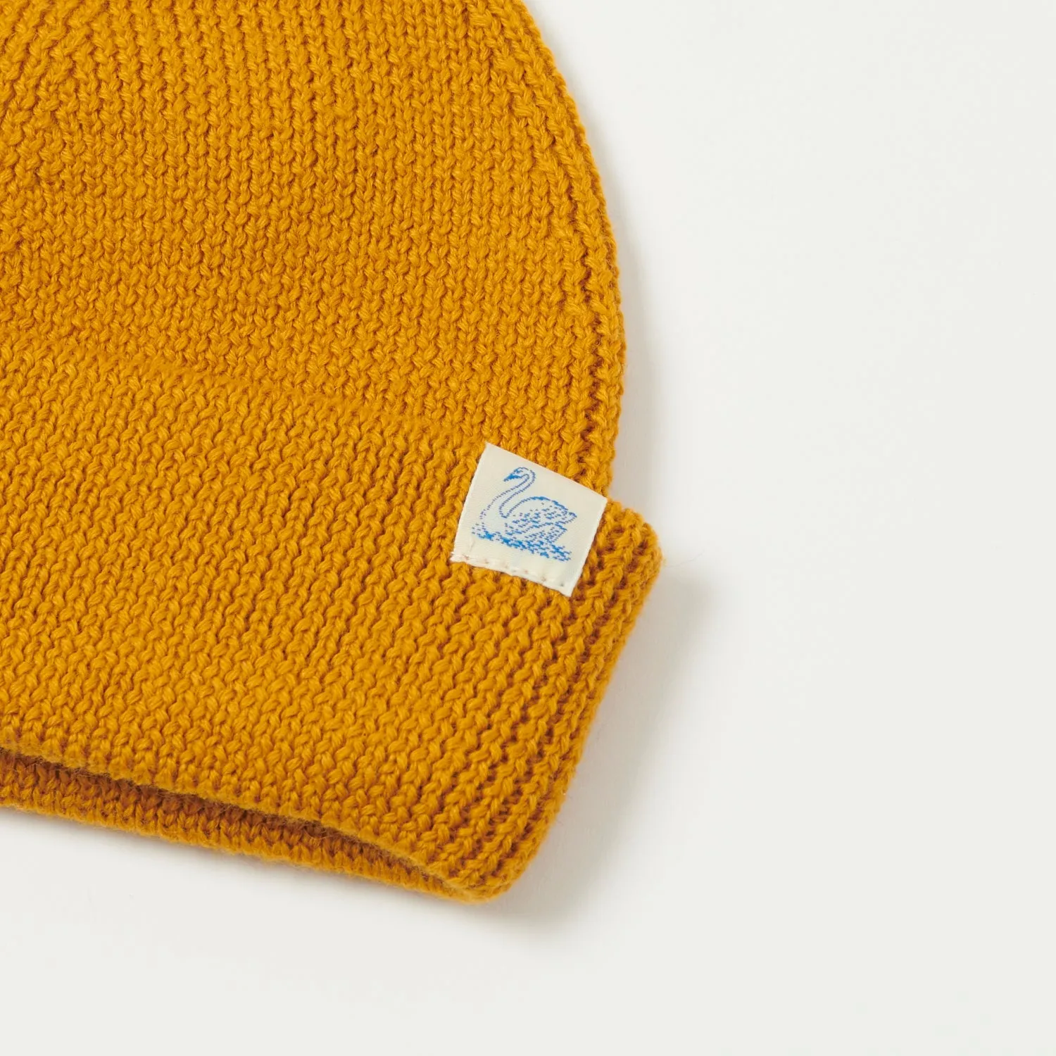 Merz b. Schwanen 'Good Basics' Classic Wool Beanie - Honey sold by Son of a Stag product image thumbnail 2