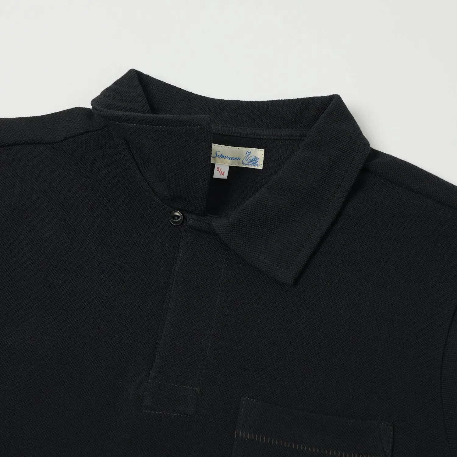 Merz b. Schwanen 2PKPL Pocket Polo Shirt - Charcoal sold by Son of a Stag product image thumbnail 2