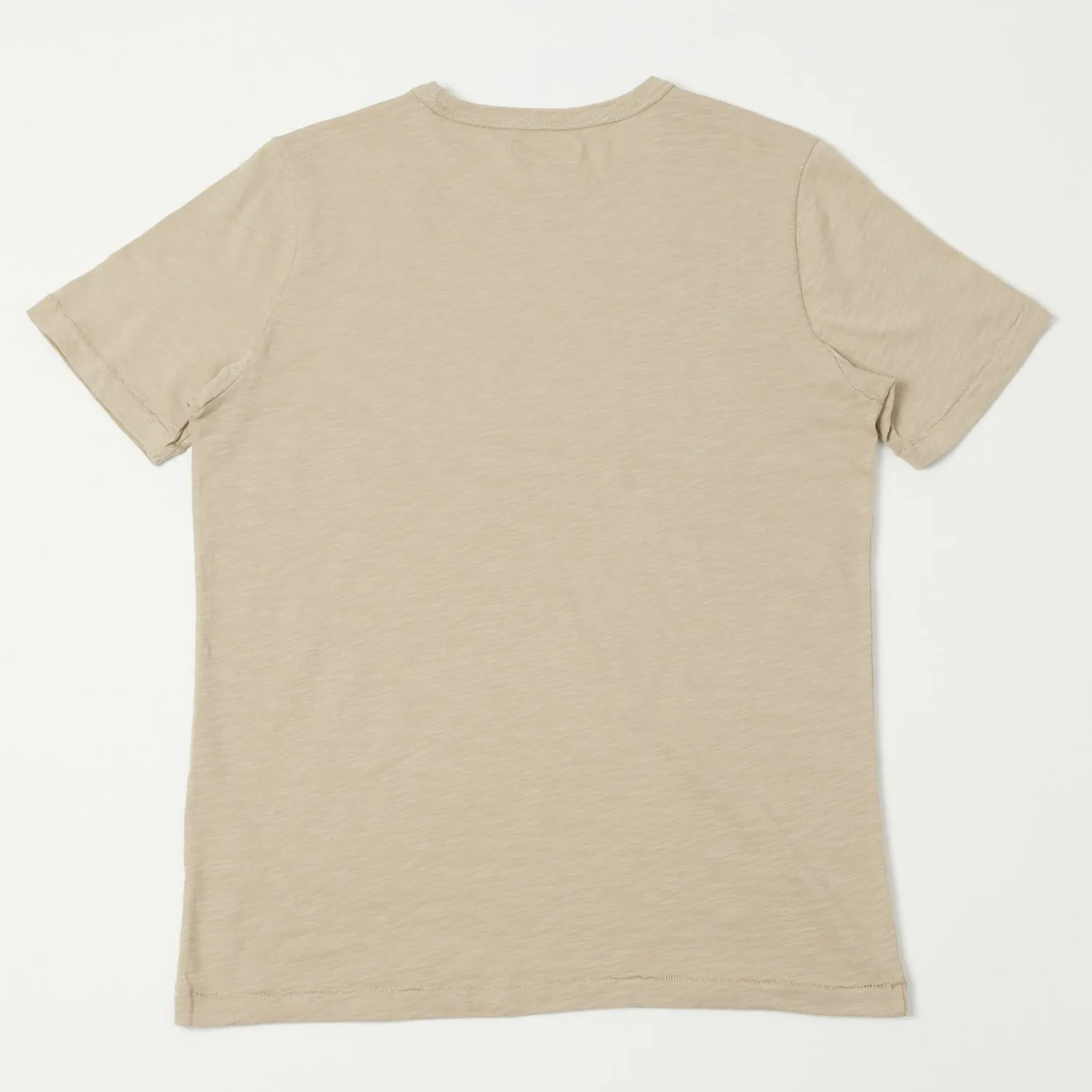 Merz b. Schwanen SCT04 Pima Slub Cotton T-Shirt - Greige sold by Son of a Stag product image thumbnail 5