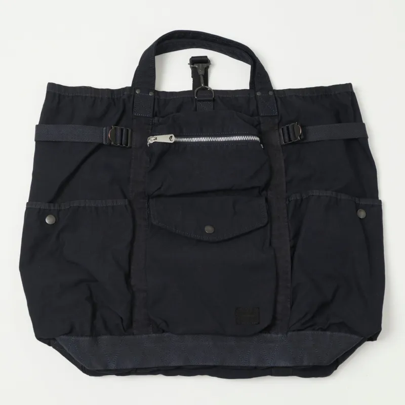 Porter-Yoshida & Co. Crag 2-Way Ruck Sack - Navy sold by Son of a Stag