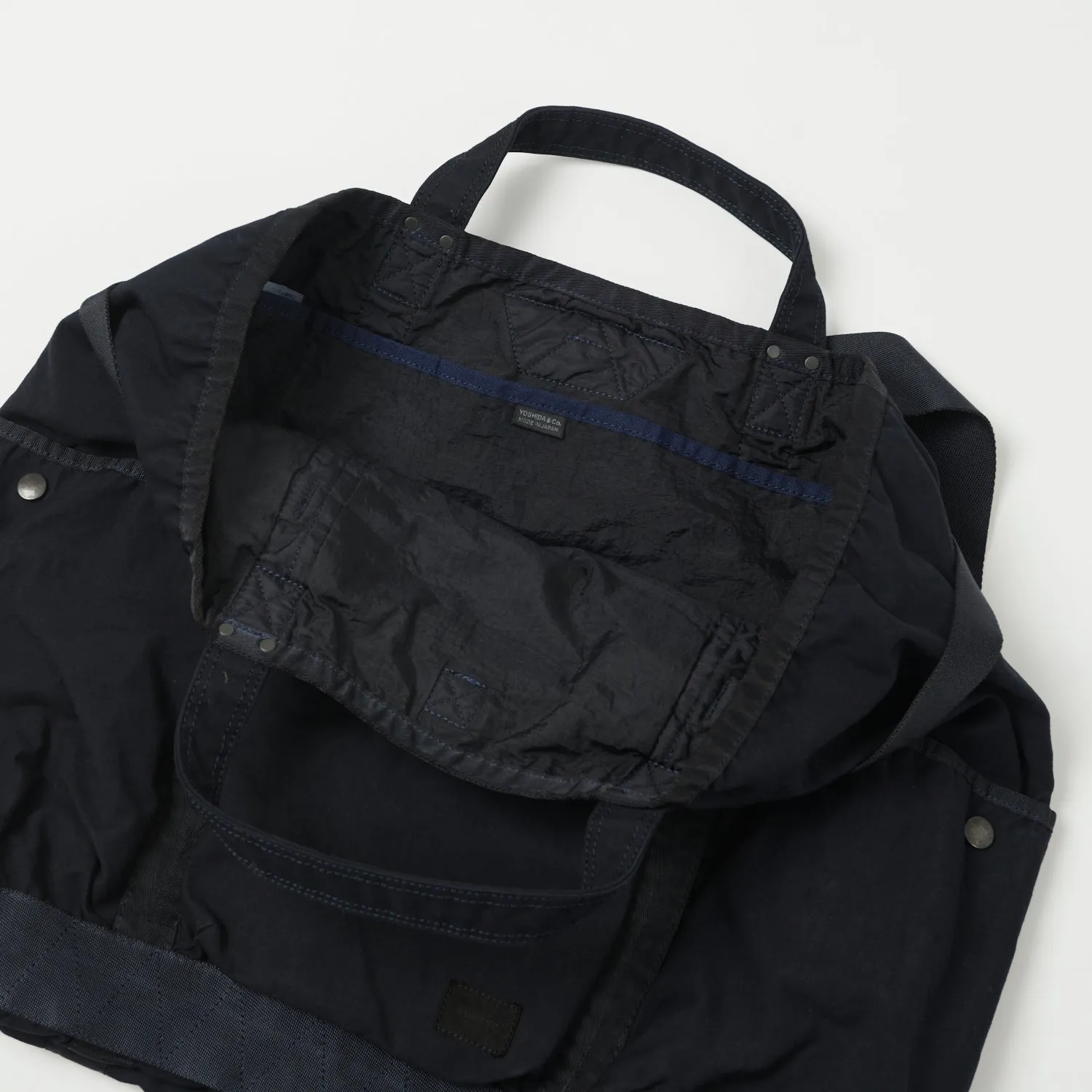 Porter-Yoshida & Co. Crag 2-Way Ruck Sack - Navy sold by Son of a Stag product image thumbnail 4