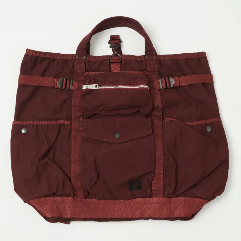 Porter-Yoshida & Co. Crag 2-Way Ruck Sack - Burgundy sold by Son of a Stag