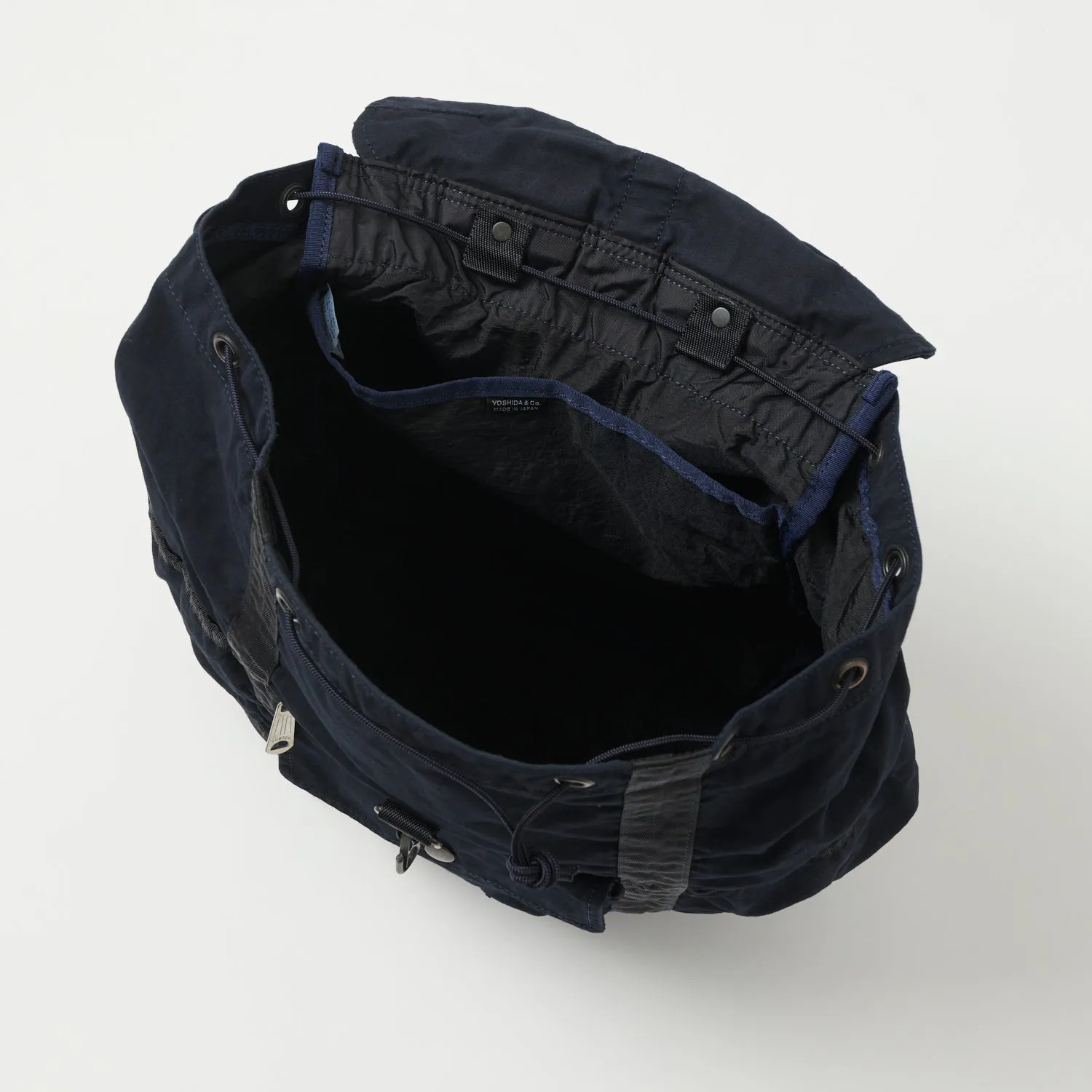 Porter-Yoshida & Co. Crag Ruck Sack - Navy sold by Son of a Stag product image thumbnail 3