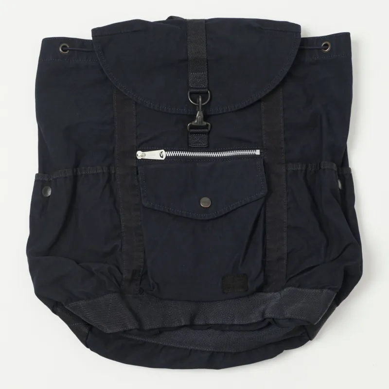 Porter-Yoshida & Co. Crag Ruck Sack - Navy sold by Son of a Stag