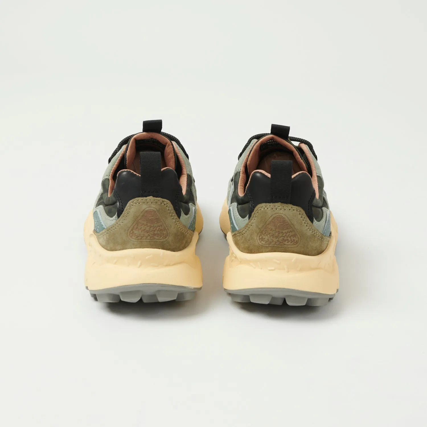 Flower Mountain Yamano 3 Suede/Nylon Sneaker - Anthracite/Green sold by Son of a Stag product image thumbnail 4