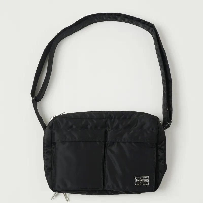 Porter-Yoshida & Co. Small Tanker Shoulder Bag  - Black sold by Son of a Stag