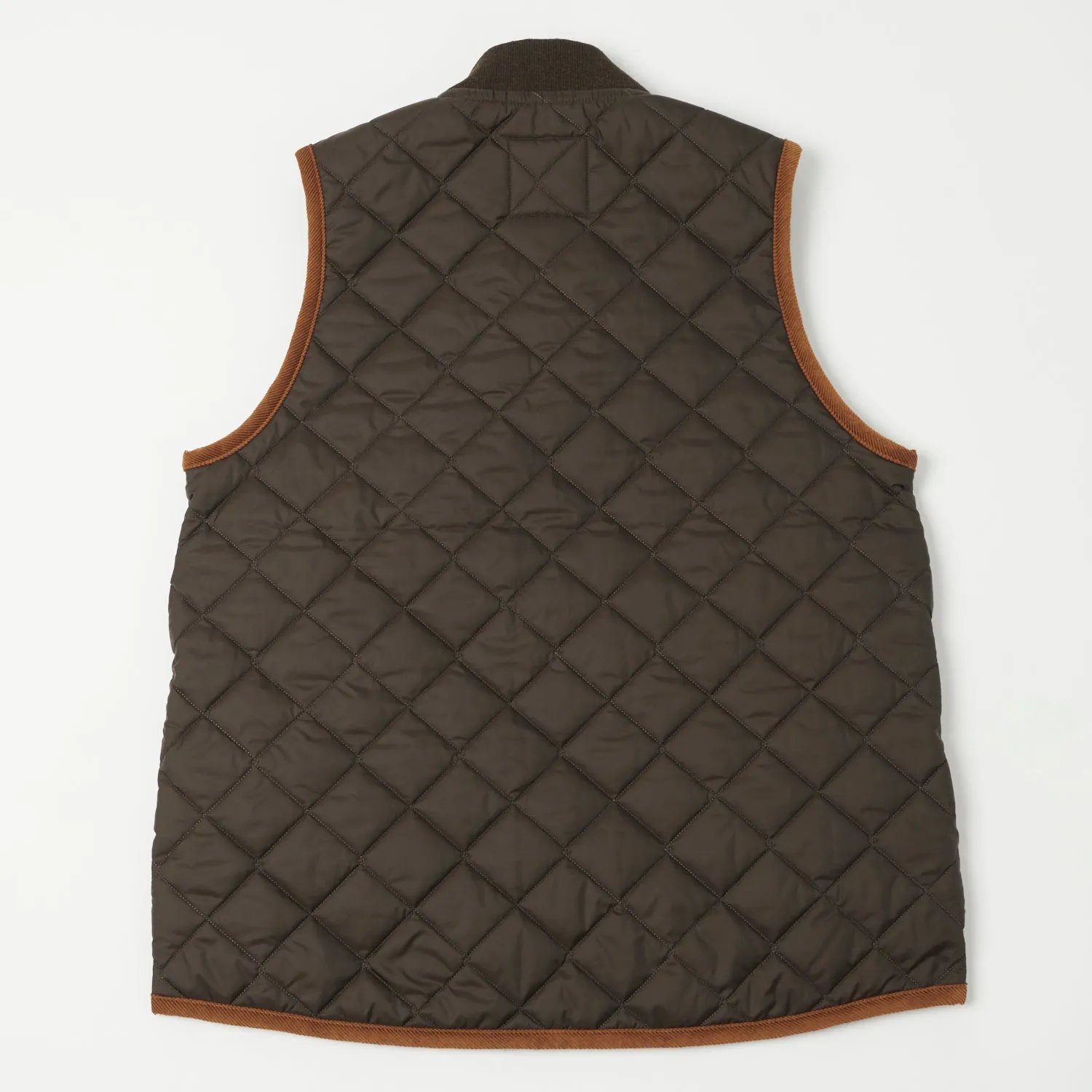 Lavenham Zip Bomber Gilet - Dark Chocolate sold by Son of a Stag product image thumbnail 4
