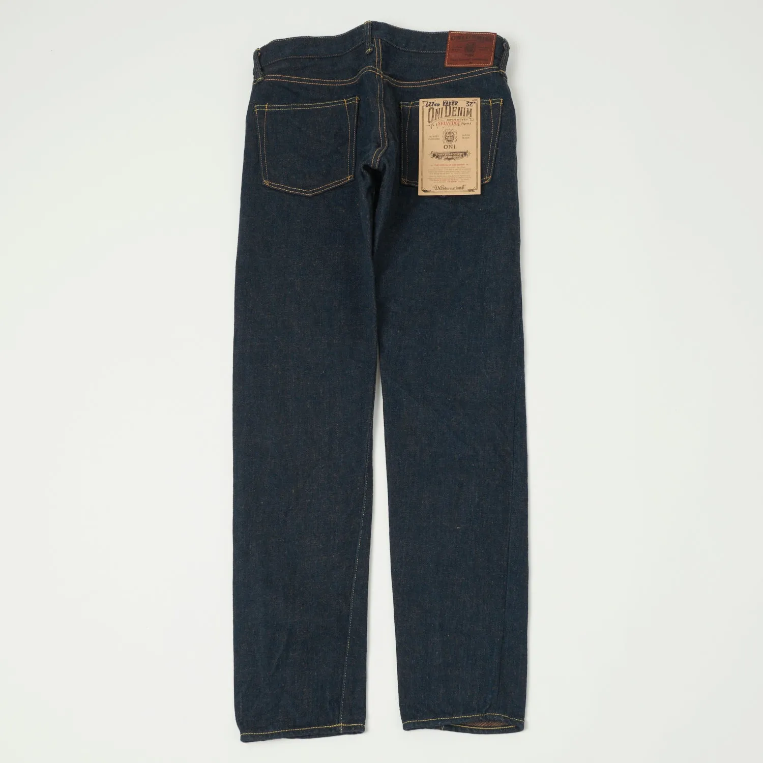 ONI Denim 622ZR-KAKBR 20oz Secret Denim Relaxed Tapered Jean - One Wash sold by Son of a Stag product image thumbnail 4