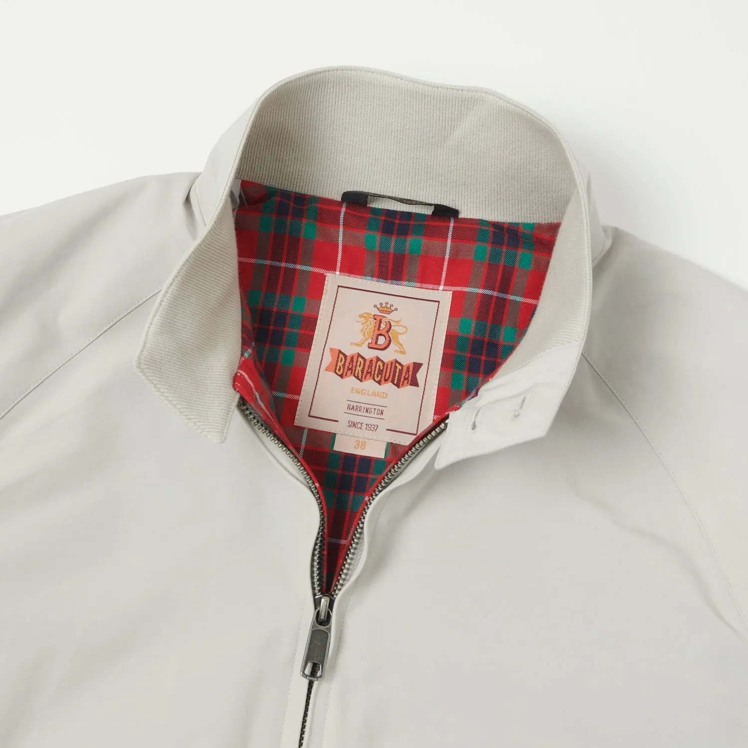 Baracuta G9 'Baracuta Cloth' Harrington Jacket - Mist sold by Son of a Stag product image thumbnail 2