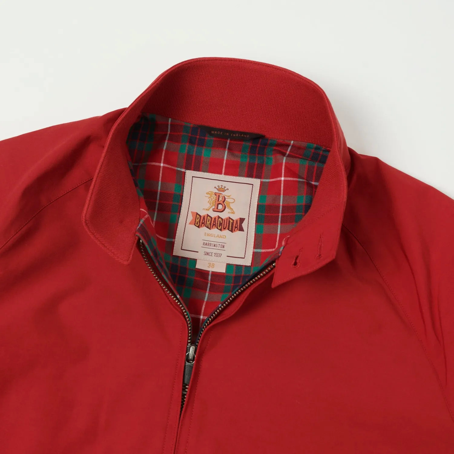 Baracuta G9 'Baracuta Cloth' Harrington Jacket - Chilli Pepper sold by Son of a Stag product image thumbnail 2