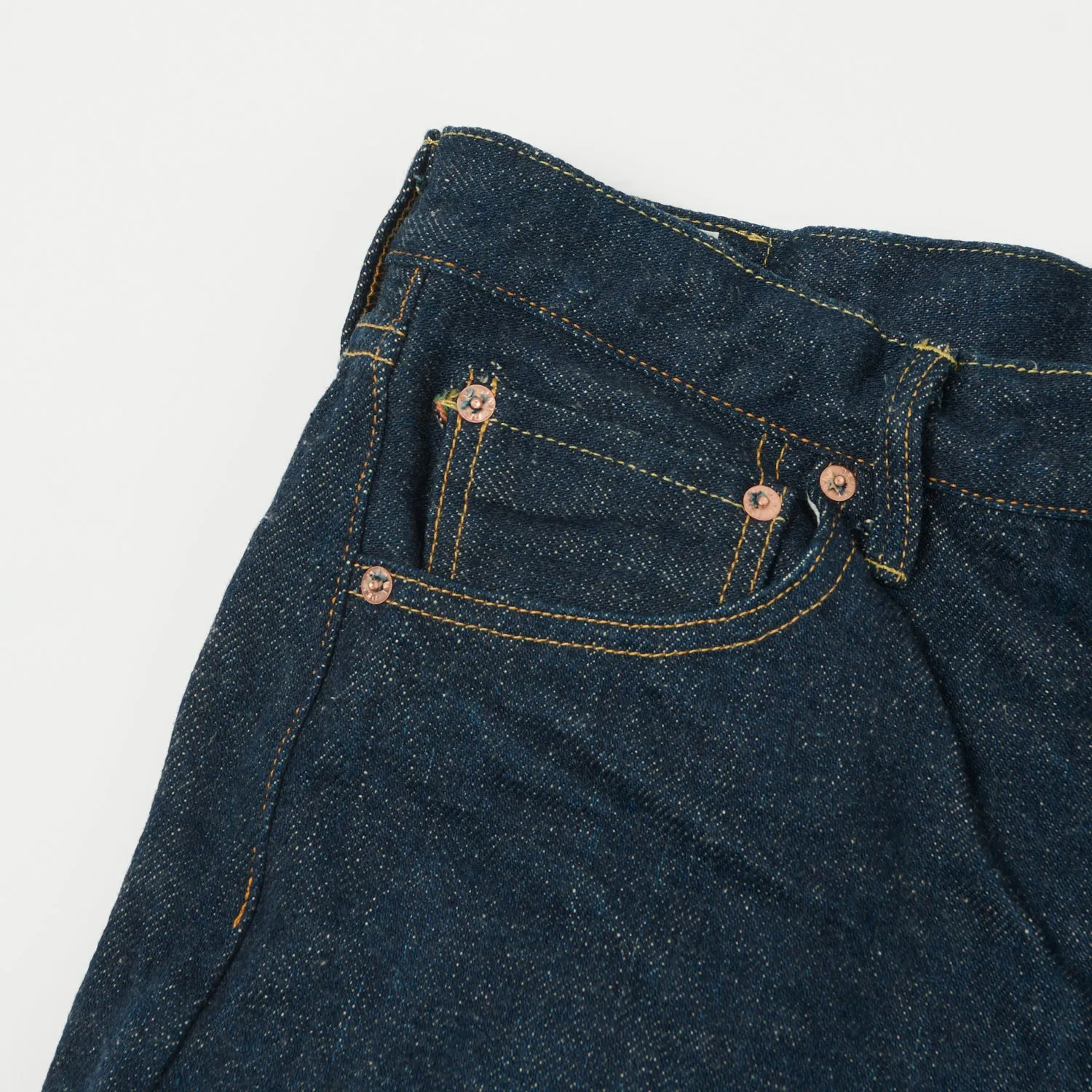 ONI Denim 246ZR-KABEG 20oz Secret Denim Kabuki Emi Relaxed Tapered Jean - One Wash sold by Son of a Stag product image thumbnail 5
