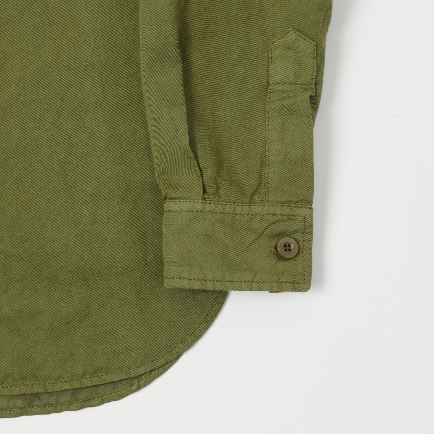 East Harbour Surplus 'Dickies 394' Overshirt - Green sold by Son of a Stag product image thumbnail 3