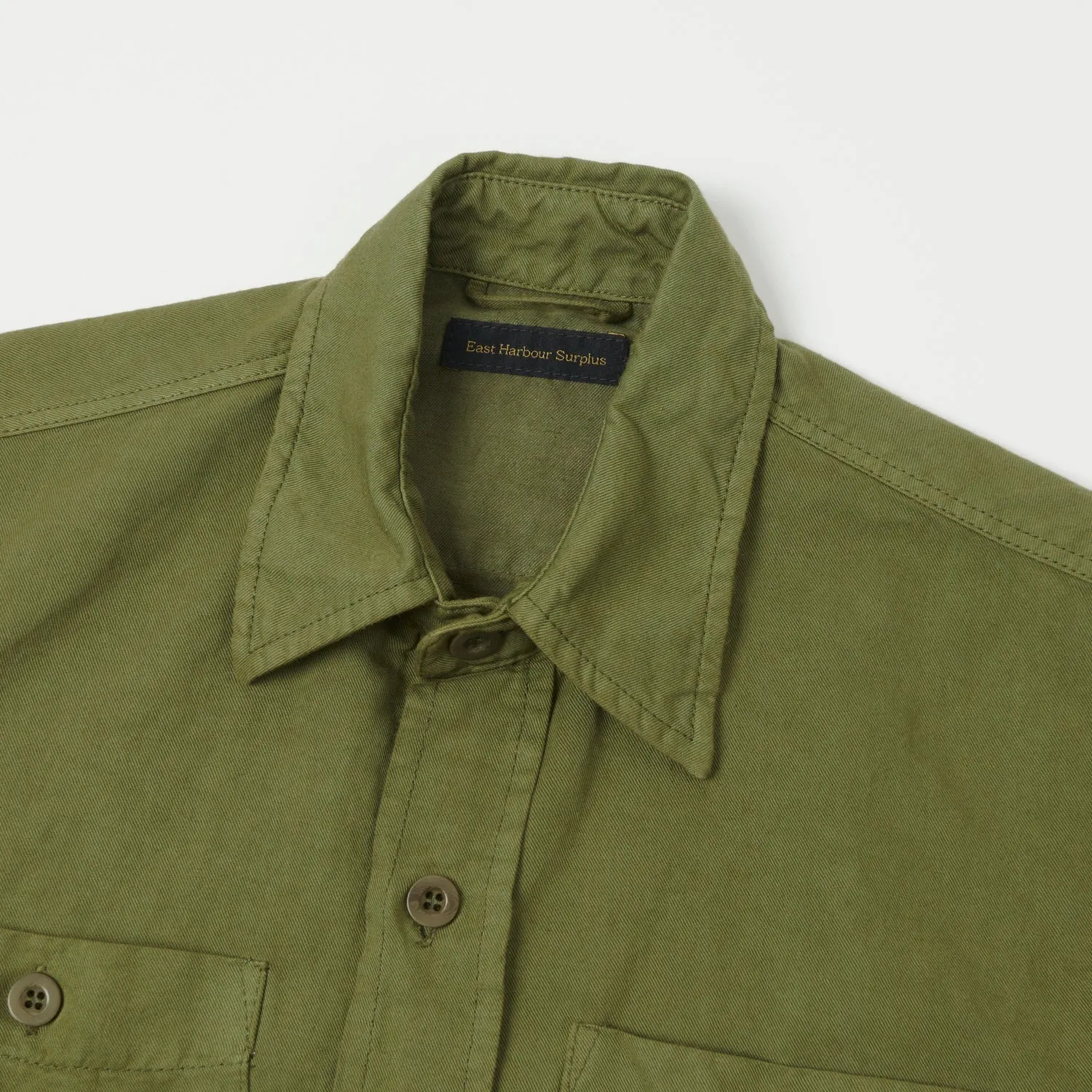 East Harbour Surplus 'Dickies 394' Overshirt - Green sold by Son of a Stag product image thumbnail 2