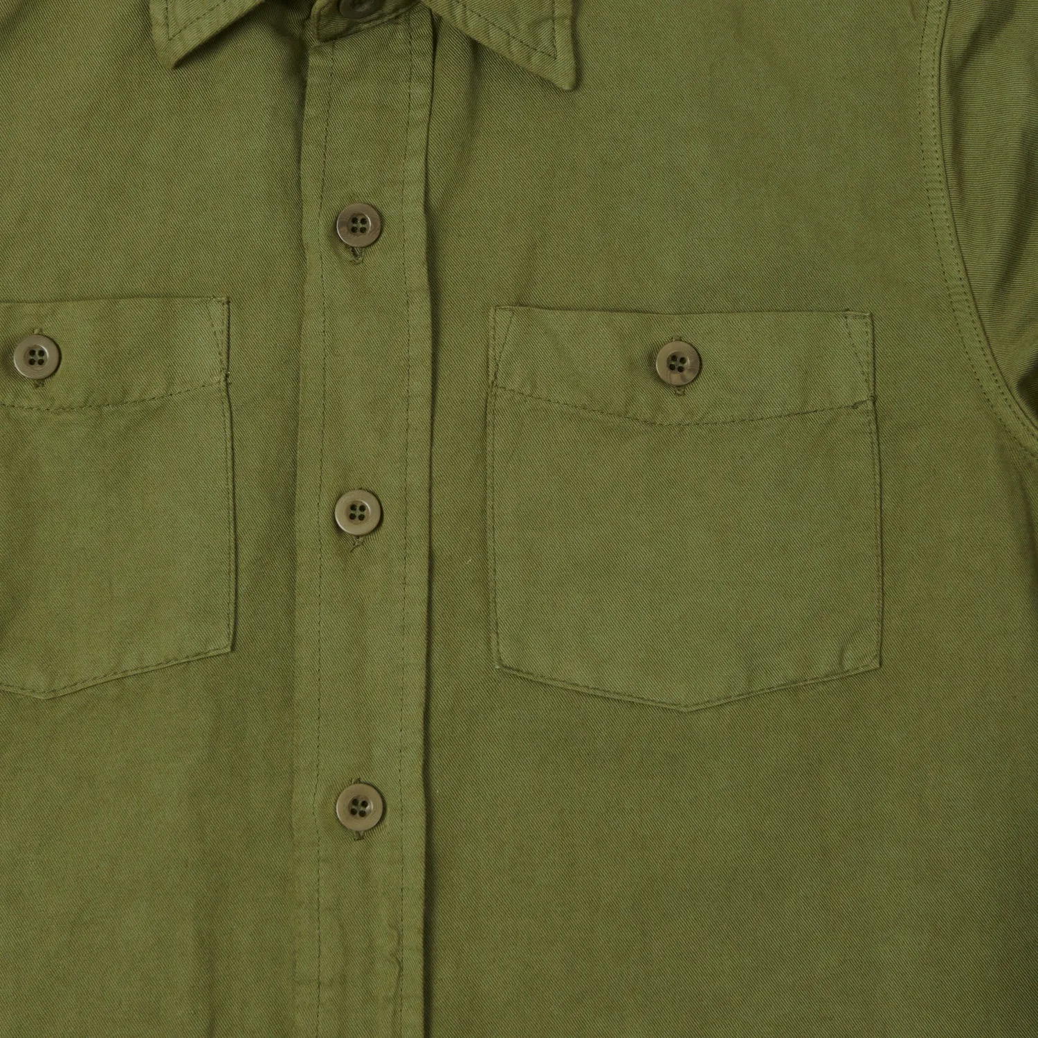 East Harbour Surplus 'Dickies 394' Overshirt - Green sold by Son of a Stag product image thumbnail 4