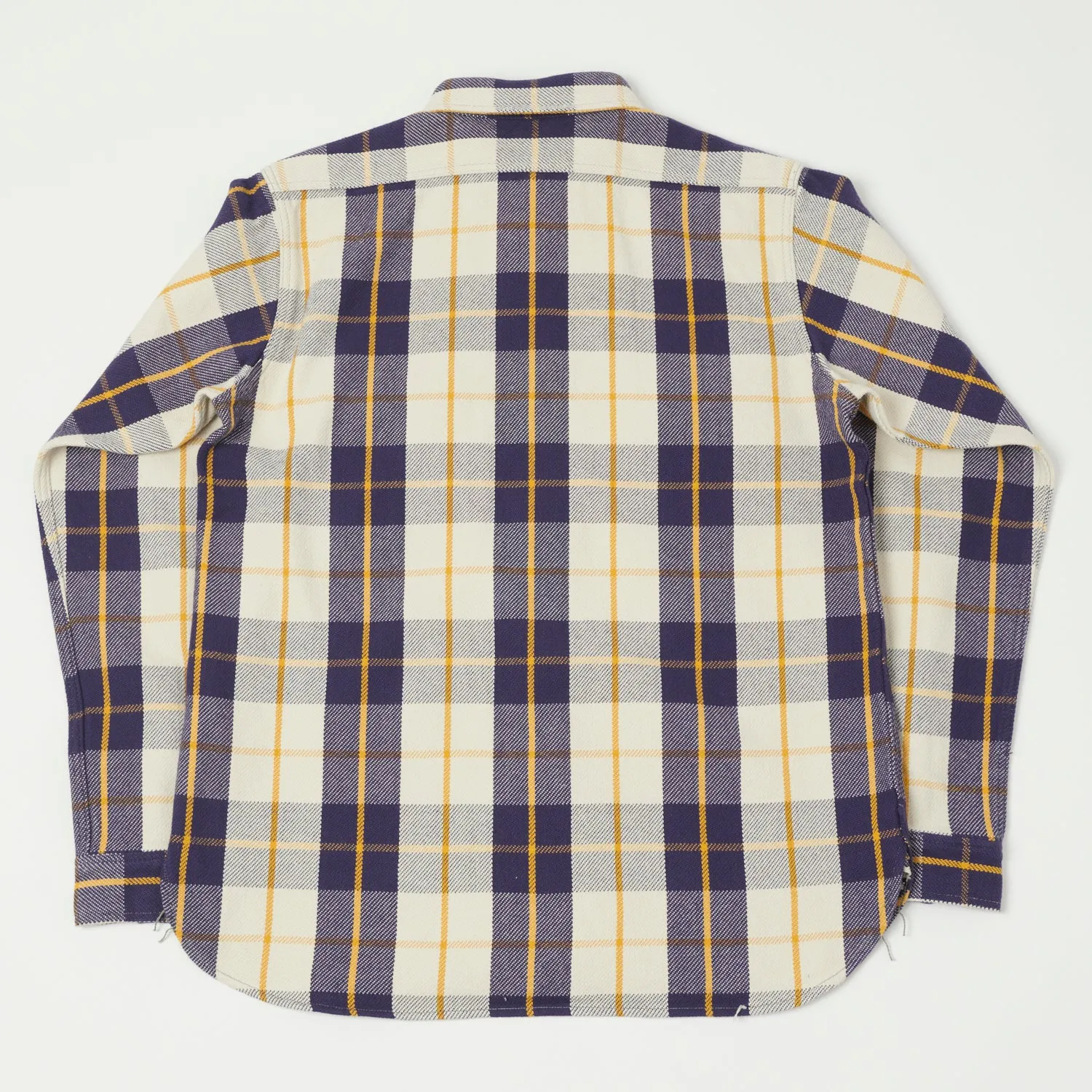 Warehouse & Co 3104 Plaid Flannel Shirt - Navy sold by Son of a Stag product image thumbnail 3