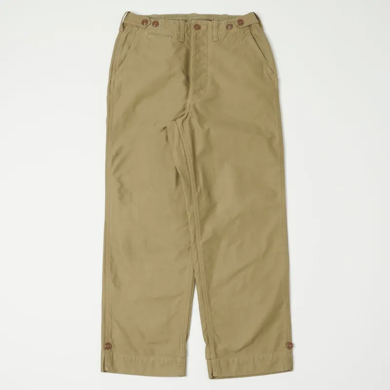 Freewheelers & Co U.S. Military 'M-1943' Trouser -Dark Tan sold by Son of a Stag
