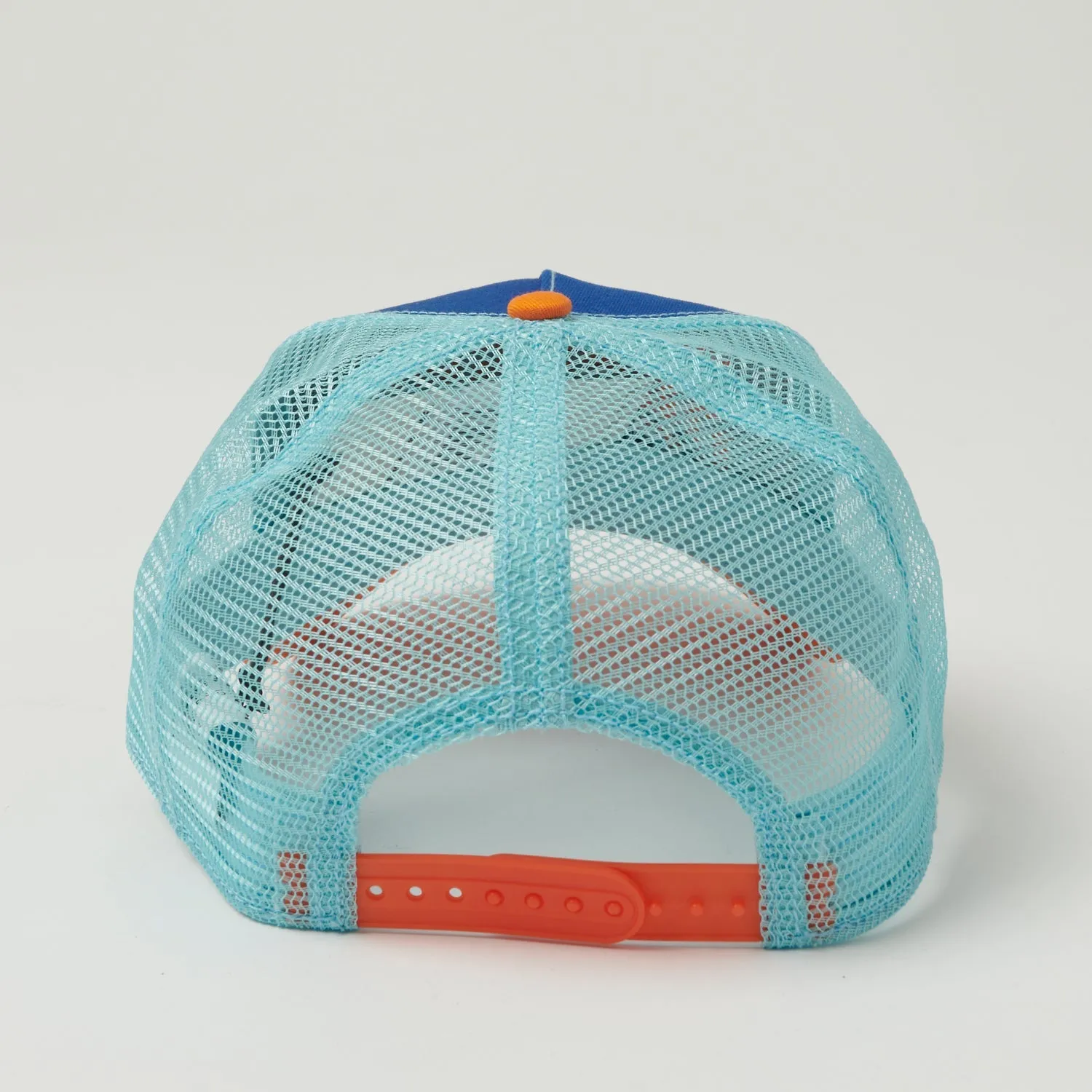 Stetson 'Endurance' Trucker Cap - Orange/Blue sold by Son of a Stag product image thumbnail 3