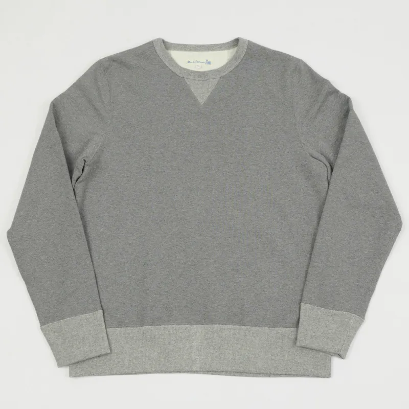 Merz b. Schwanen 346 Classic Sweatshirt - Anthra Melange sold by Son of a Stag
