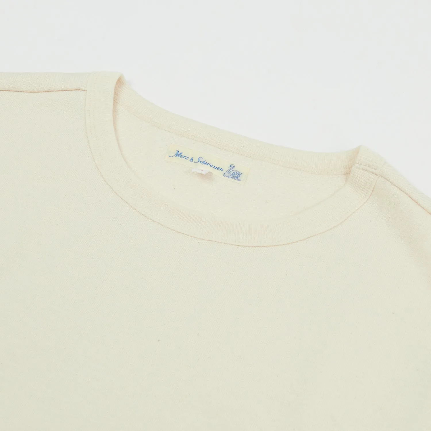 Merz b. Schwanen 2S18 Heavyweight Long Sleeve T-Shirt - Nature sold by Son of a Stag product image thumbnail 2