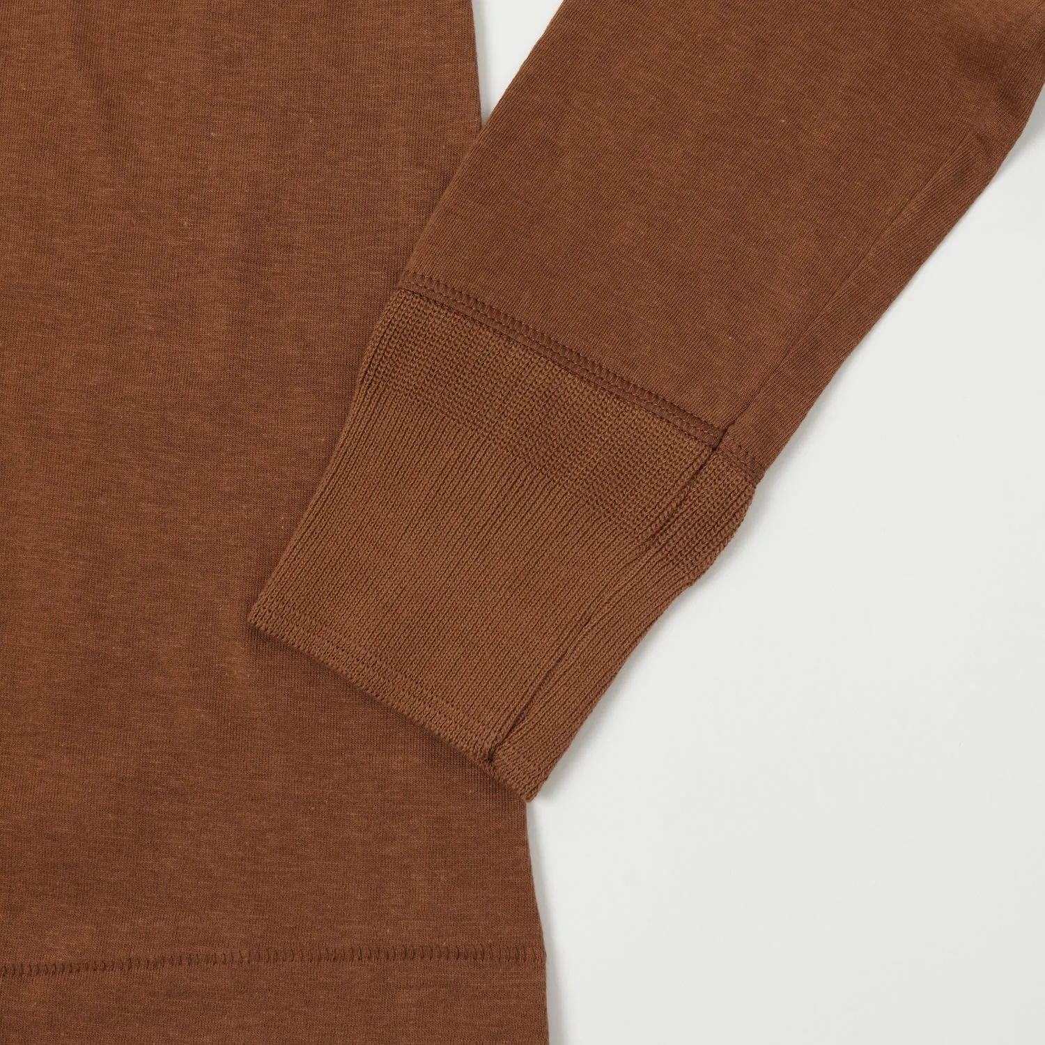 Merz b. Schwanen 102 Loopwheel Henley Shirt - Tan sold by Son of a Stag product image thumbnail 4
