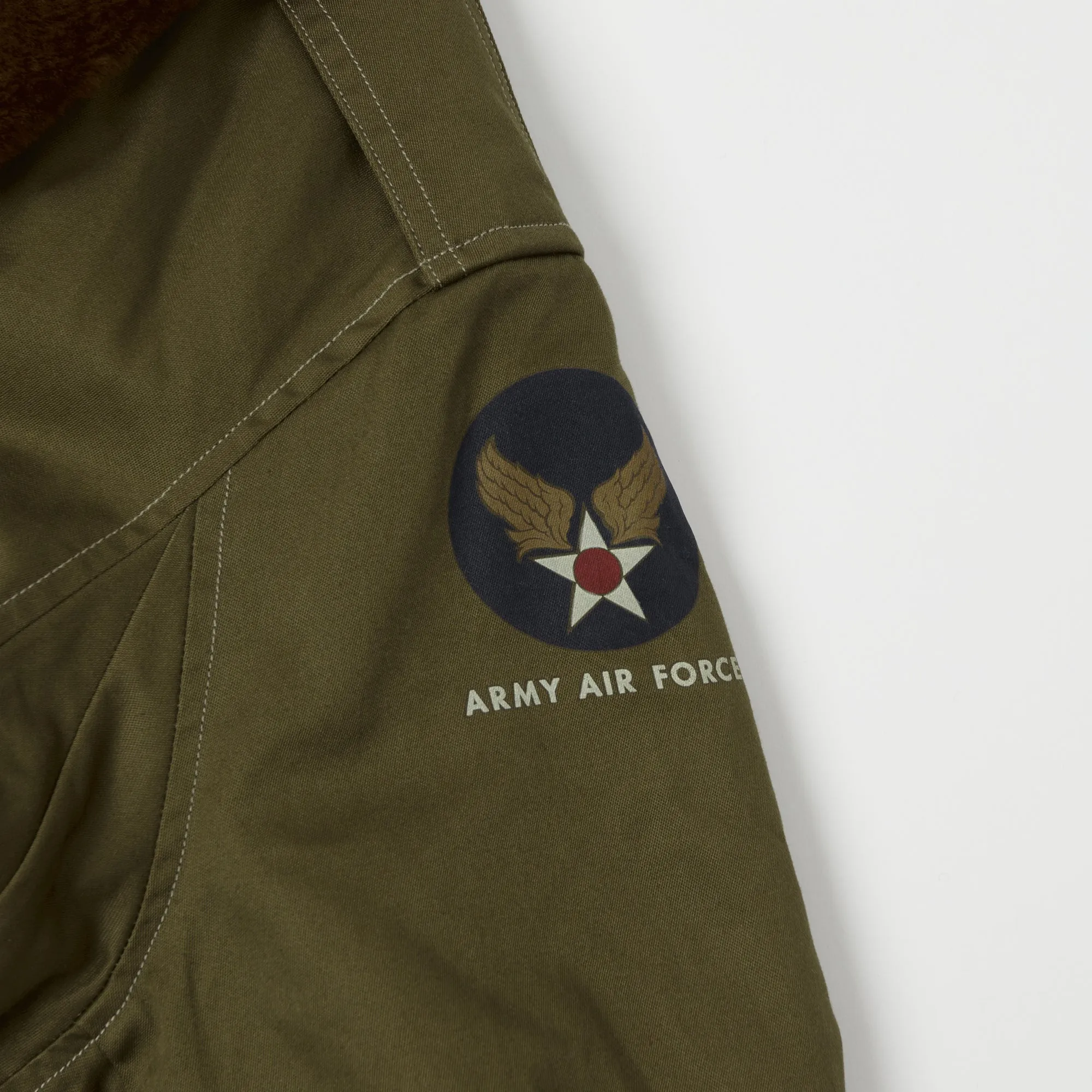 Buzz Rickson's 'Rough Wear Clothing Co' B-10 Flight Jacket - Olive Drab sold by Son of a Stag product image thumbnail 4