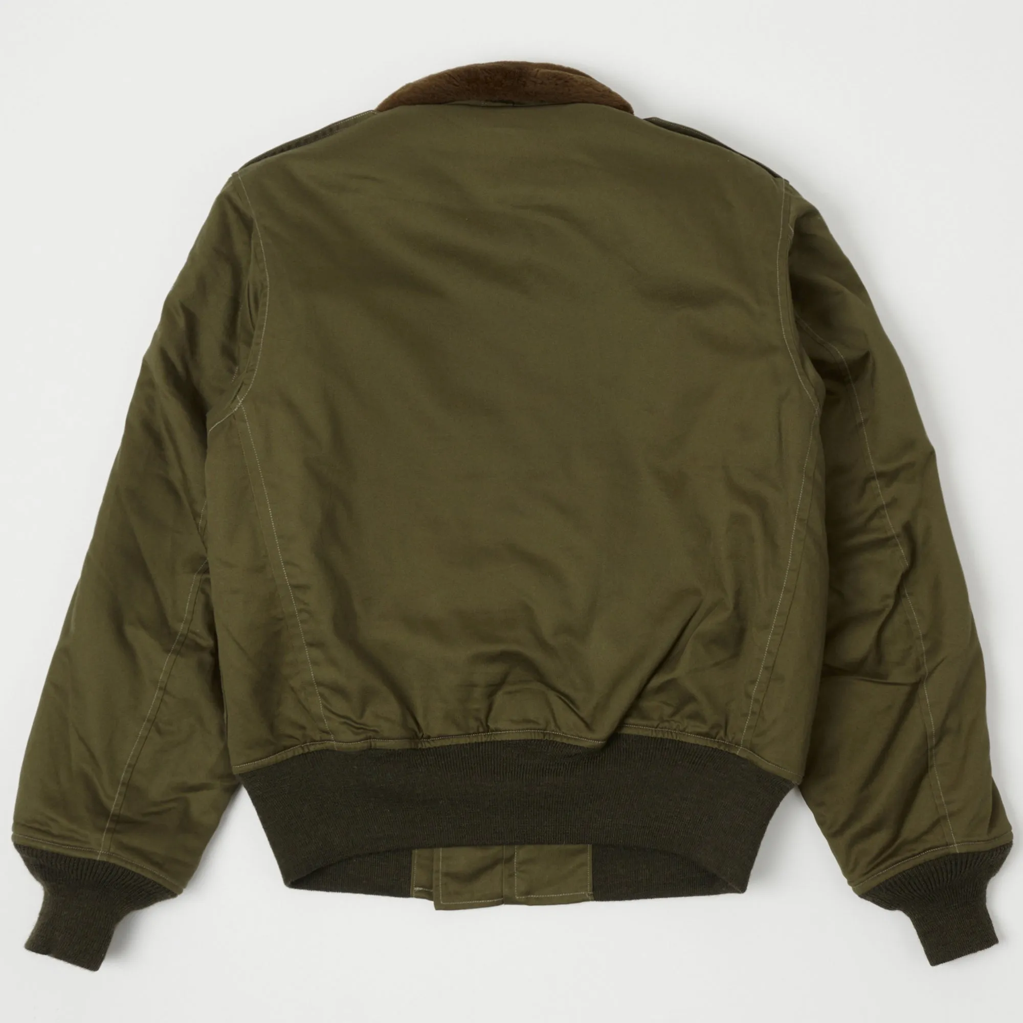 Buzz Rickson's 'Rough Wear Clothing Co' B-10 Flight Jacket - Olive Drab sold by Son of a Stag product image thumbnail 5