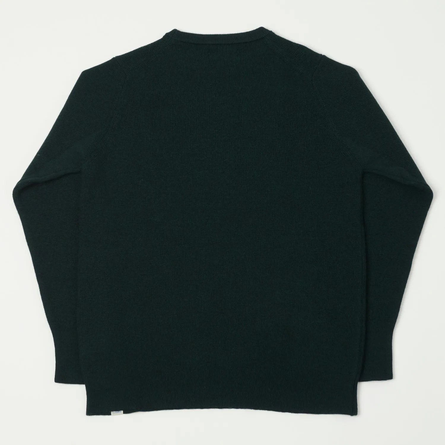 Merz b. Schwanen 'Good Basics' Extra Fine Merino Wool Pullover - Dark Teal sold by Son of a Stag product image thumbnail 5