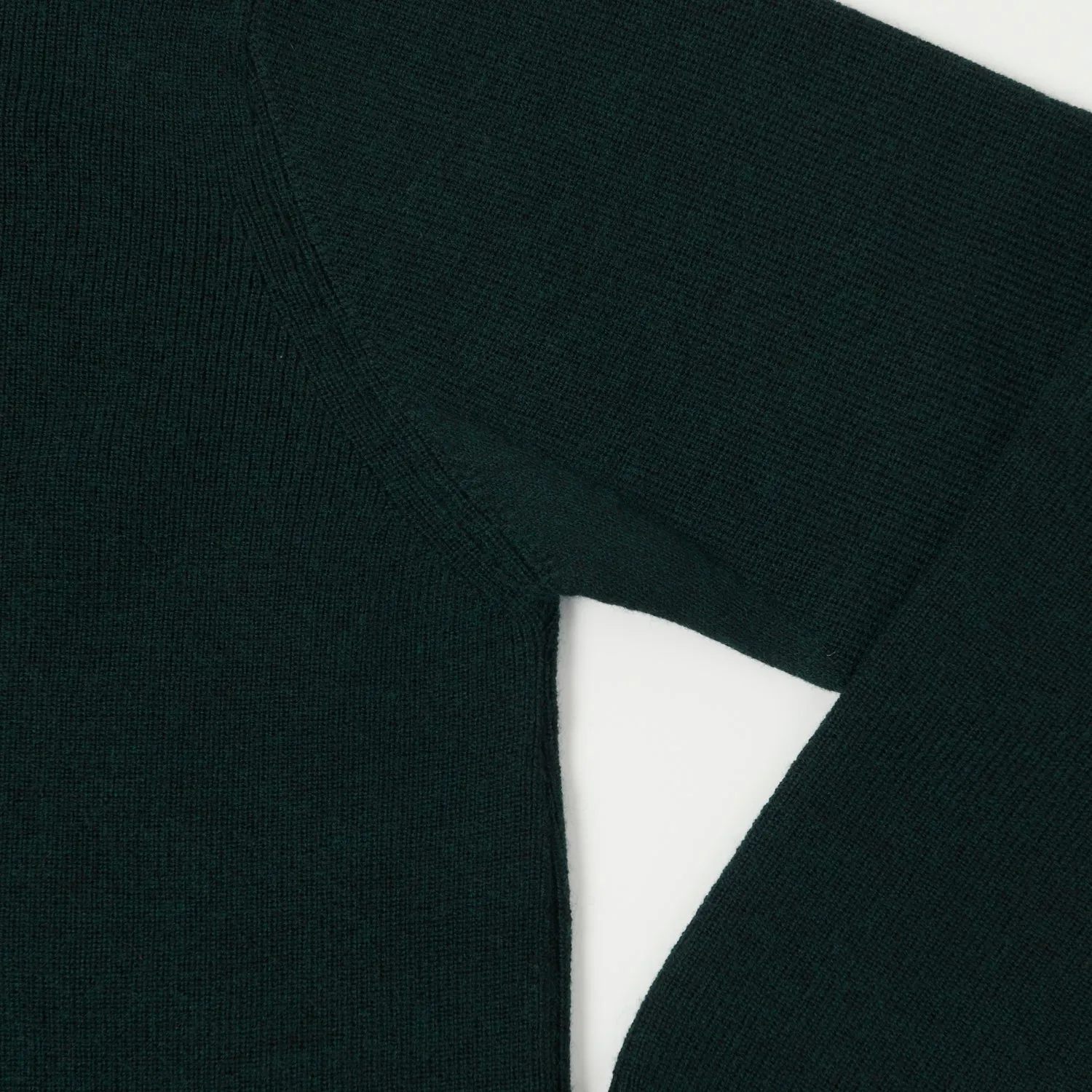 Merz b. Schwanen 'Good Basics' Extra Fine Merino Wool Pullover - Dark Teal sold by Son of a Stag product image thumbnail 4