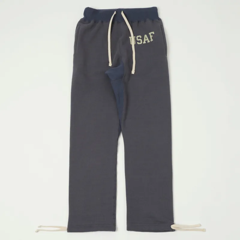 TOYS McCOY 'USAF' Heavyweight Sweatpants - Navy Grey sold by Son of a Stag